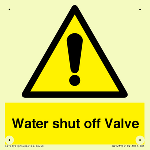 Water shut off Valve